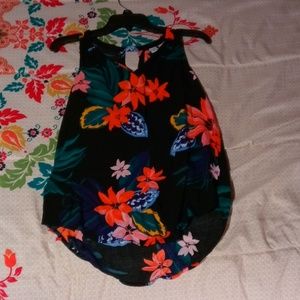 Floral tank top